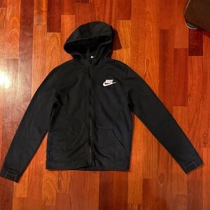Boy’s Nike Black Full-Zip Hoodie - XL
